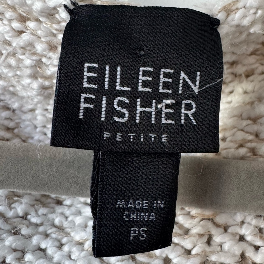 Eileen Fisher Cream Zip Up Jacket - Picture 5 of 11
